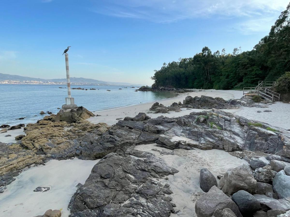 Ferienwohnung Atico Playa A Xunqueira - Moana, A 15 Min De Vigo Exterior foto