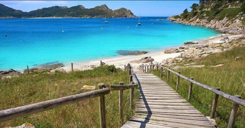 Ferienwohnung Atico Playa A Xunqueira - Moana, A 15 Min De Vigo Exterior foto